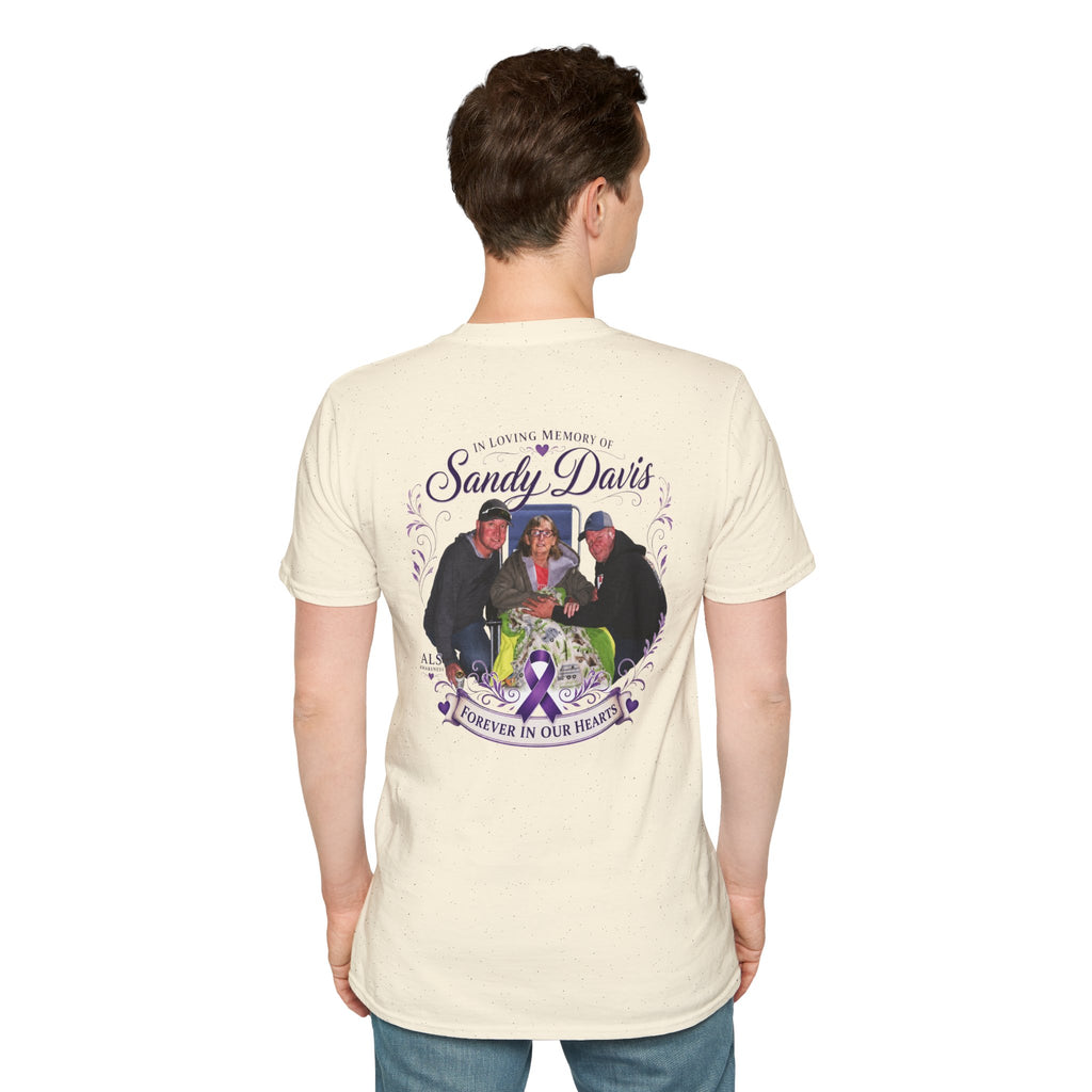 'Sandy Davis' Memorial Ribbon  Tee