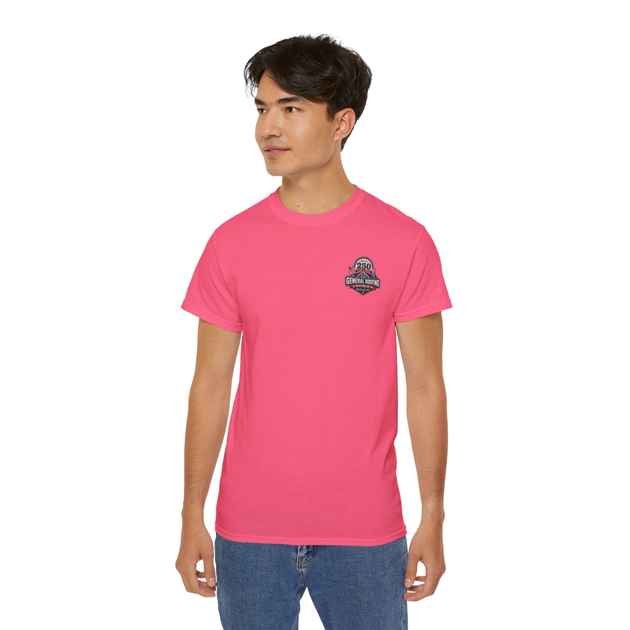 "General Roofing" Patriotic Logo T‑Shirt