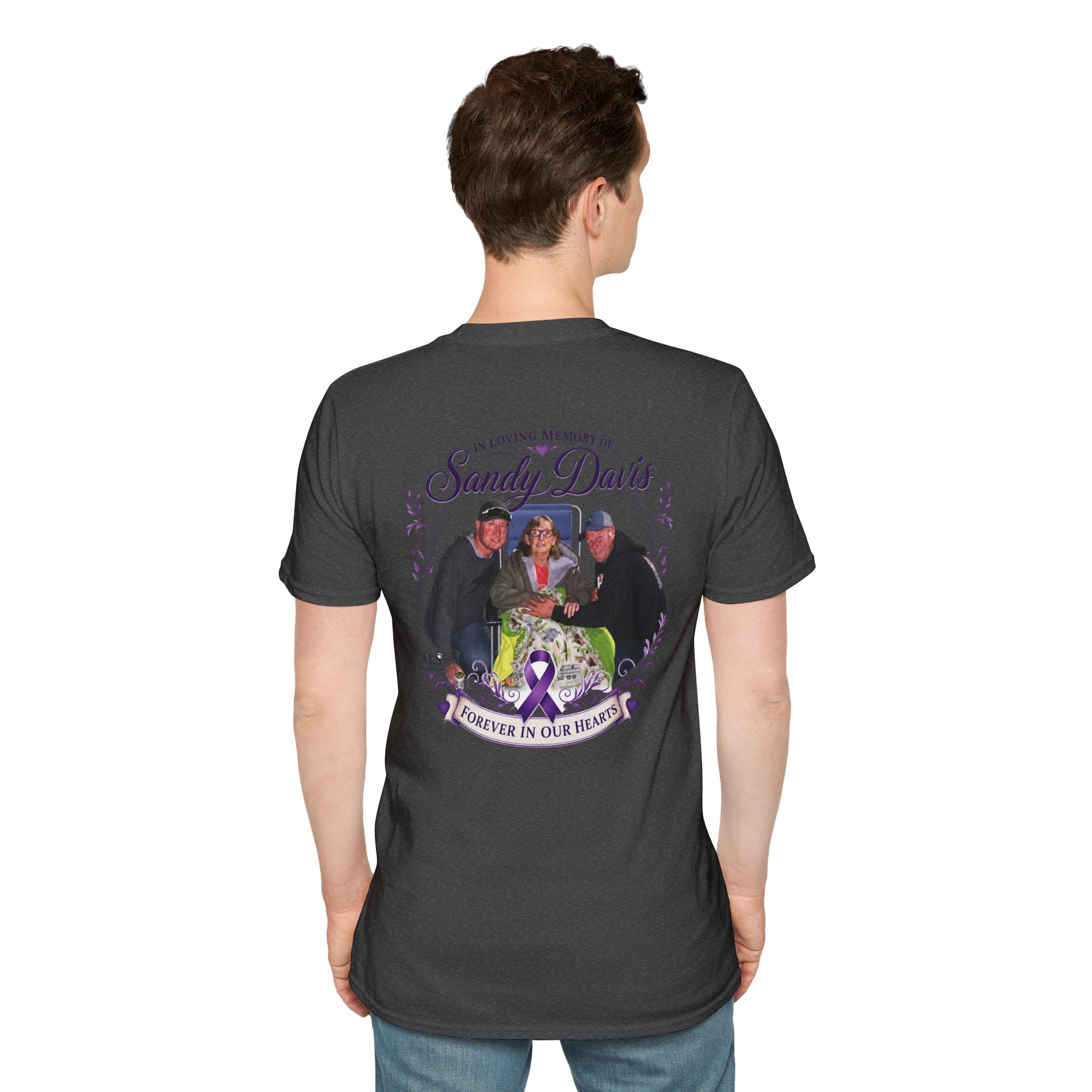 'Sandy Davis' Memorial Ribbon  Tee