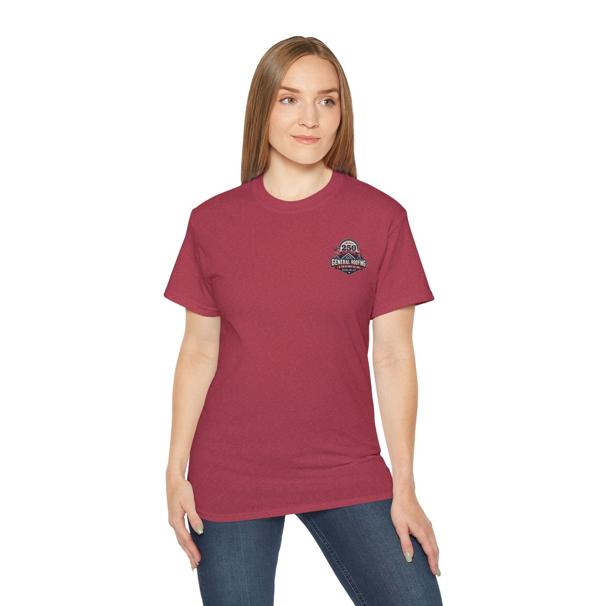 "General Roofing" Patriotic Logo T‑Shirt