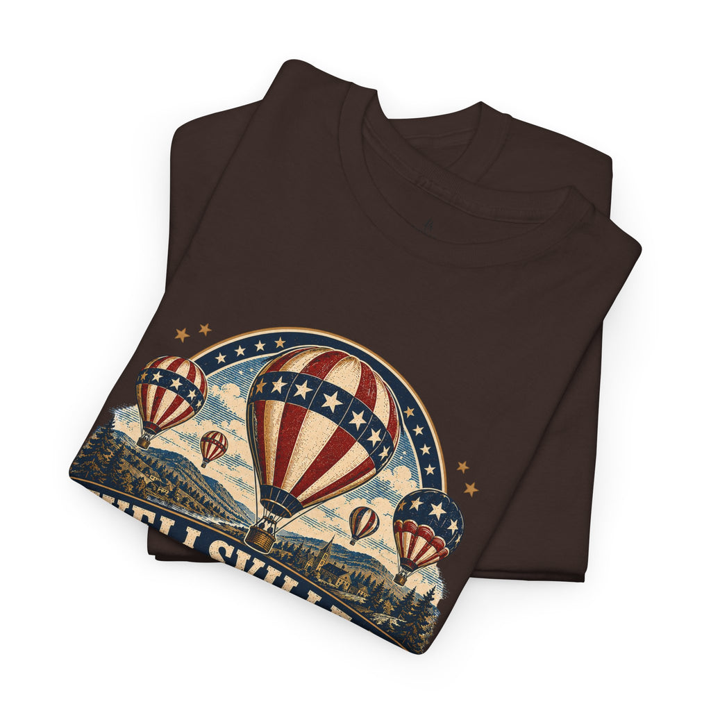 Balloon Rally T‑Shirt - Wellsville NY 2026 Hot Air Balloon Rally Vintage Festival Tee