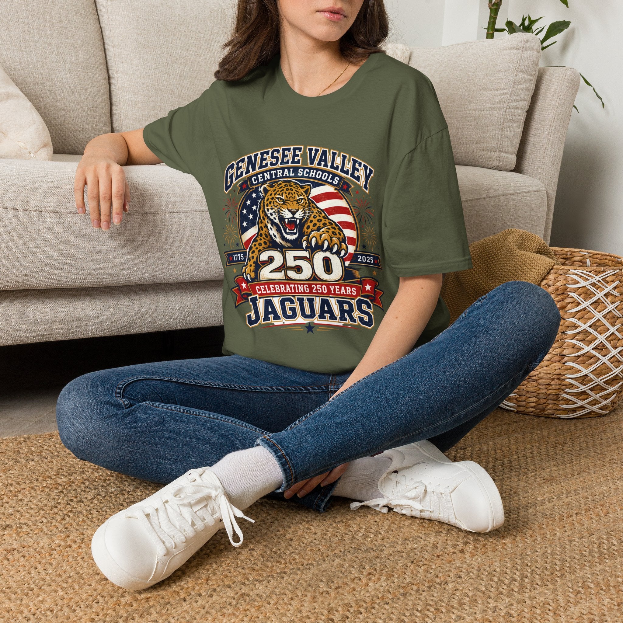 Genesee Valley Jaguars 250th Anniversary T-Shirt
