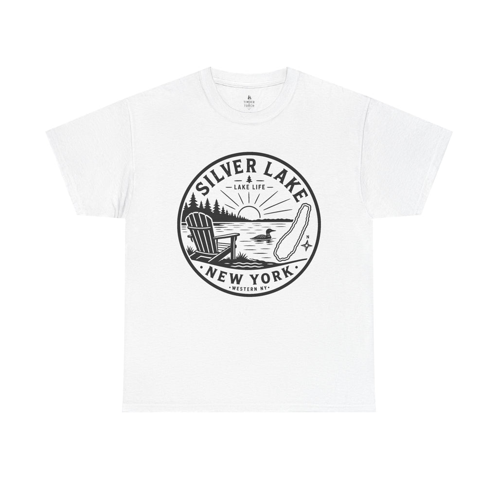 Silver Lake New York Lake Life T-Shirt