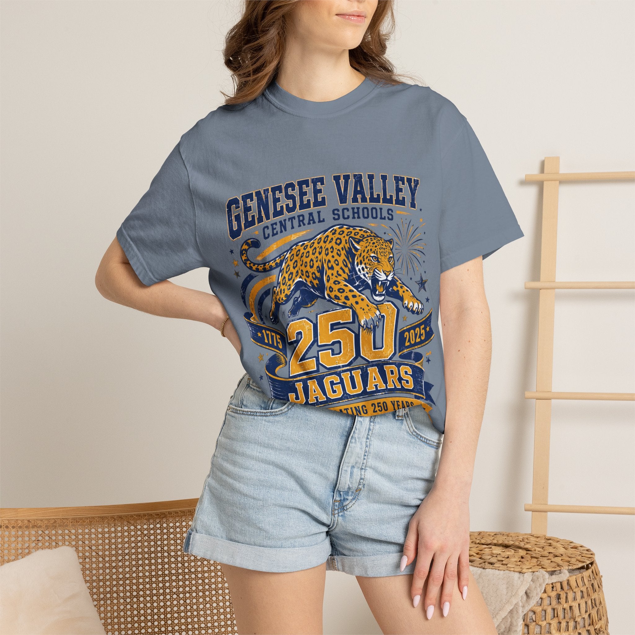 Genesee Valley Jaguars 250th Anniversary T-Shirt