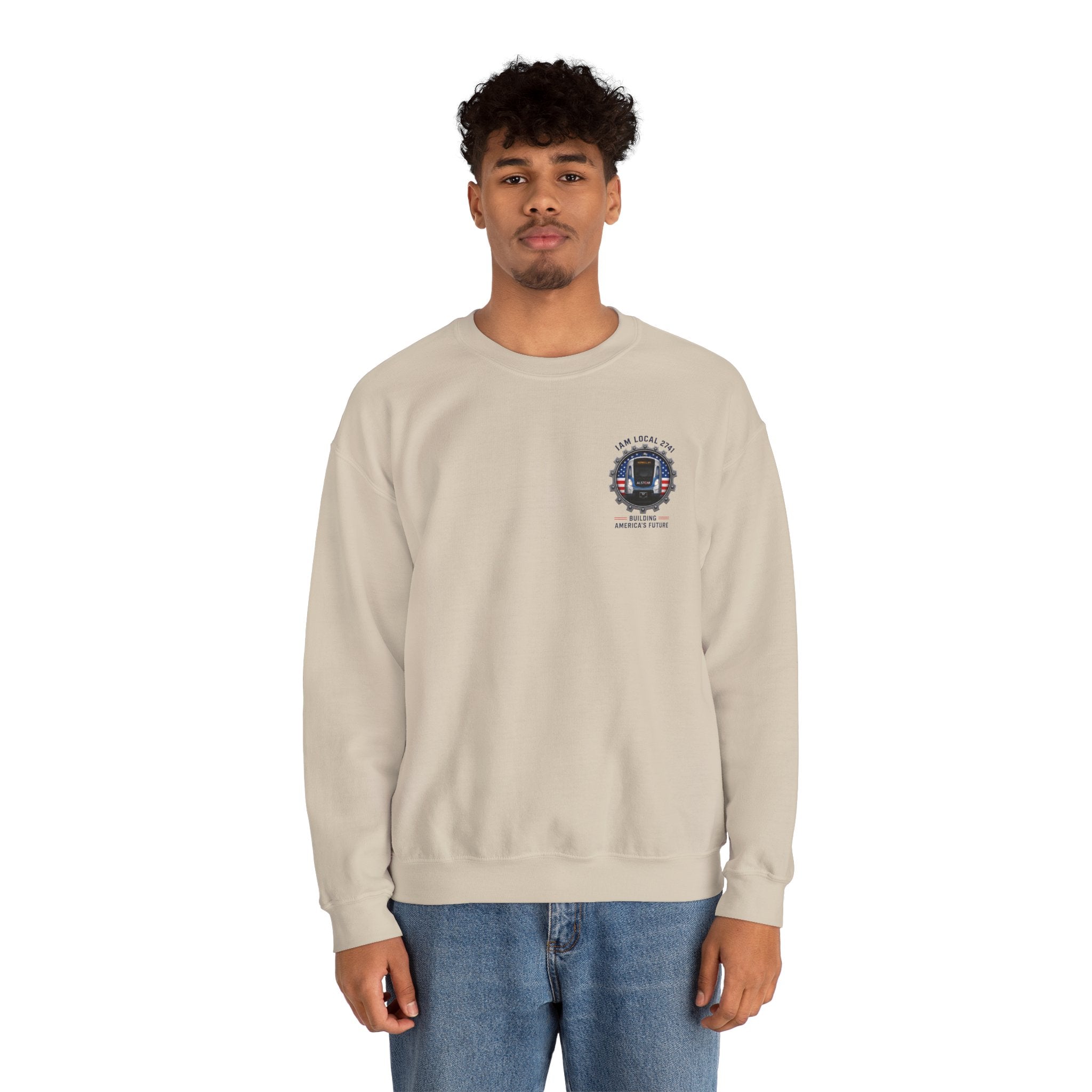 Union Pride Sweatshirt — "I Am Local 2741" 250 Years American Innovators Crewneck