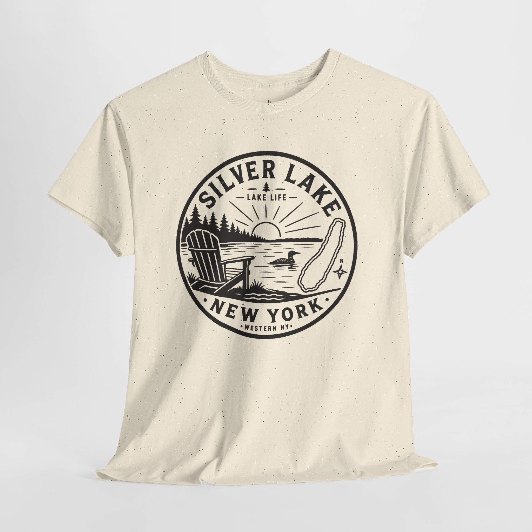 Silver Lake New York Lake Life T-Shirt