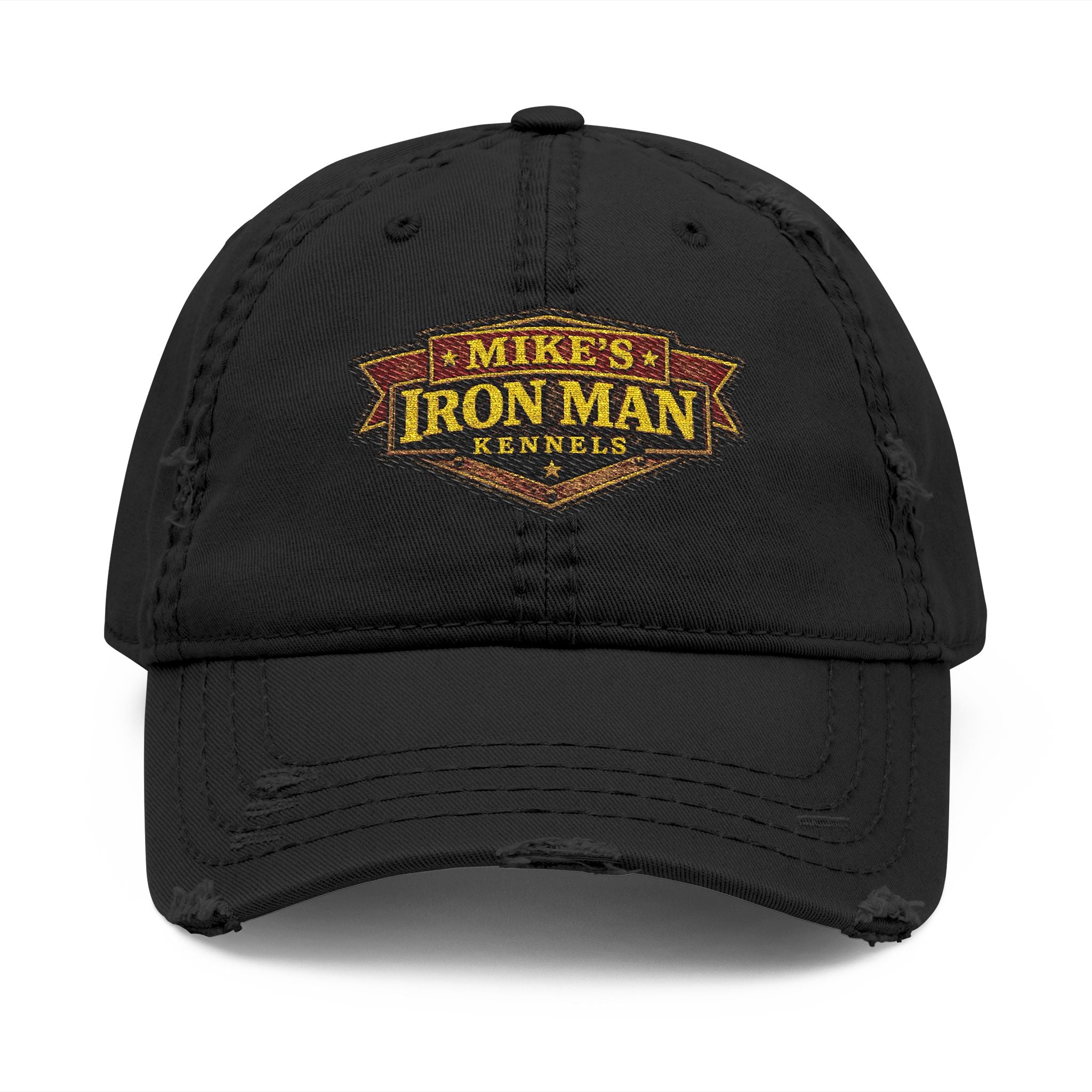Mike’s Iron Man Kennels Distressed Dad Hat