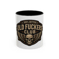 Ceramic Mug — "Old Fuckers Club" Vintage Skull Coffee Cup (11/15oz)