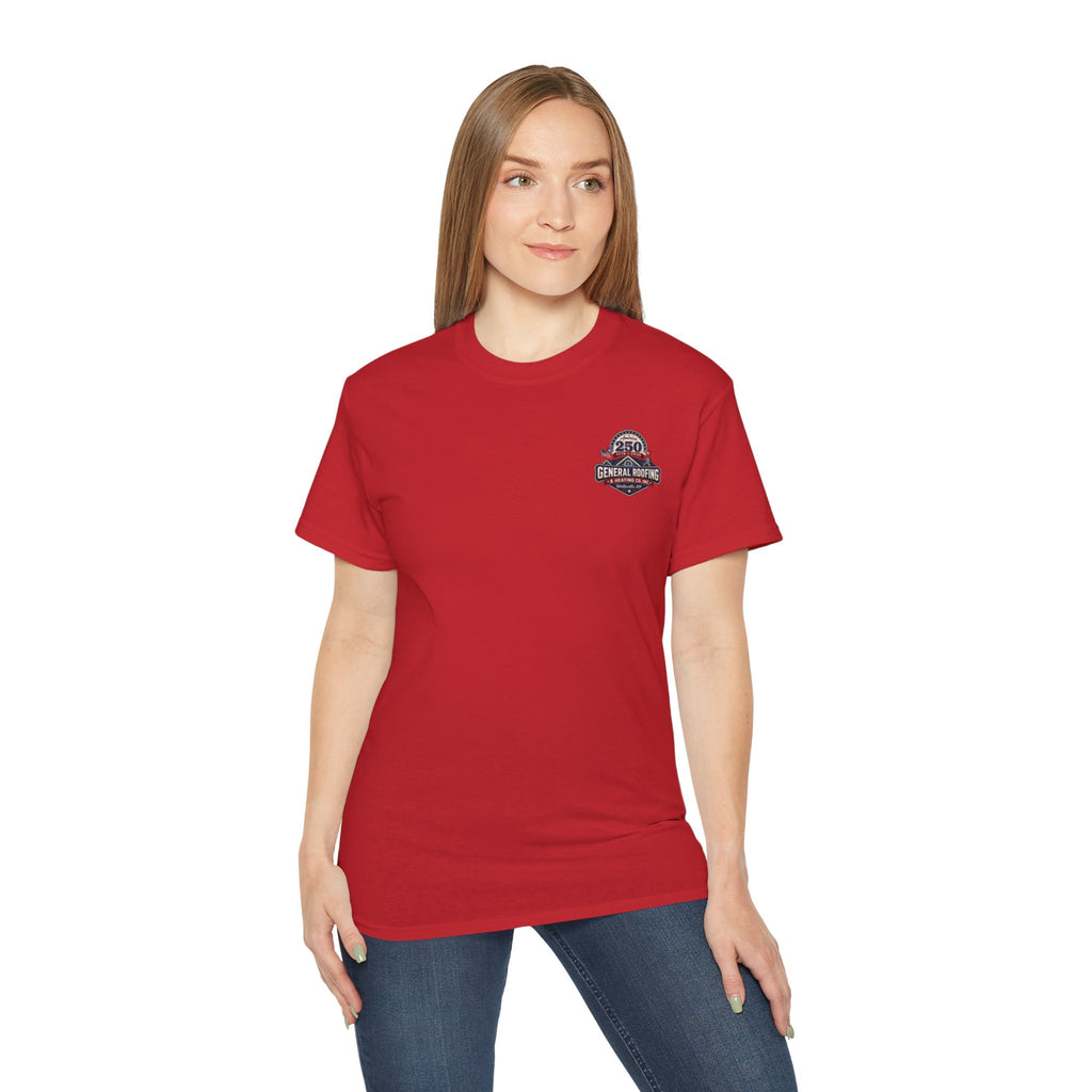 "General Roofing" Patriotic Logo T‑Shirt