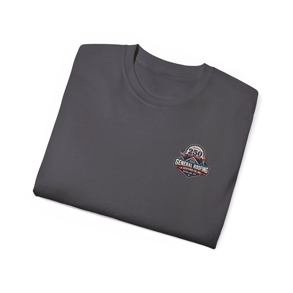 "General Roofing" Patriotic Logo T‑Shirt