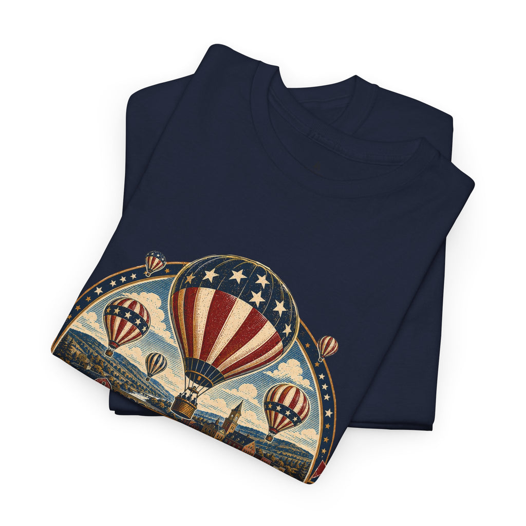 Wellsville NY Balloon Rally 2026 America 250 Vintage Festival T-Shirt