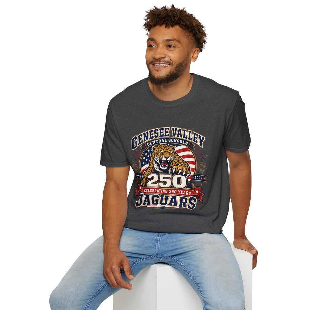 Genesee Valley Jaguars 250th Anniversary T-Shirt
