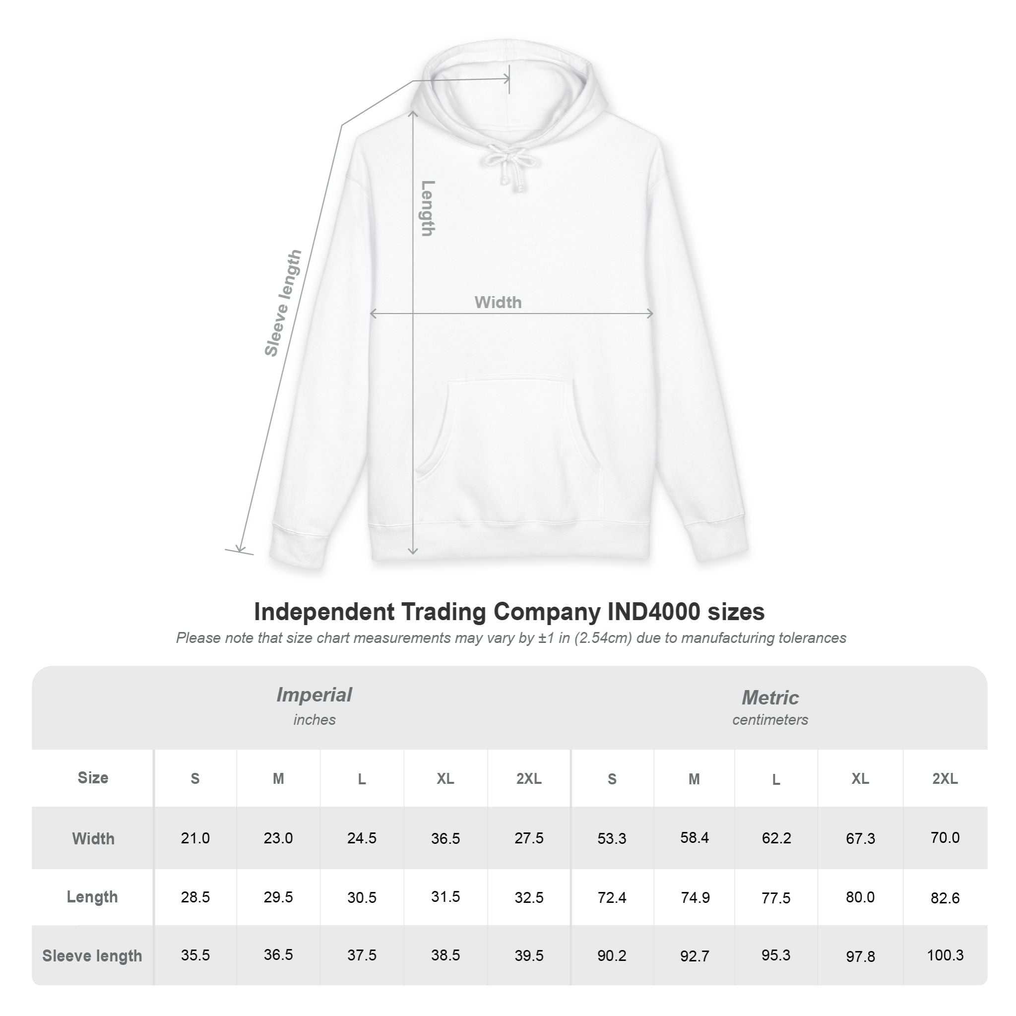 Faith Over Fear Heavyweight Hoodie