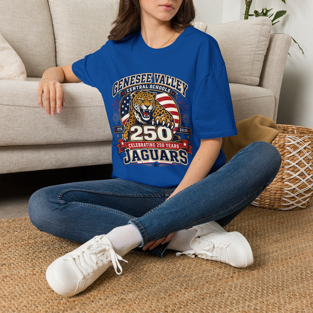 Genesee Valley Jaguars 250th Anniversary T-Shirt