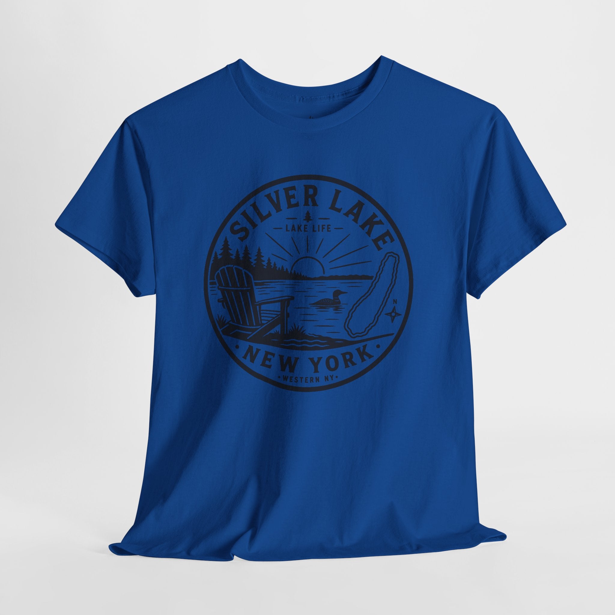 Silver Lake New York Lake Life T-Shirt