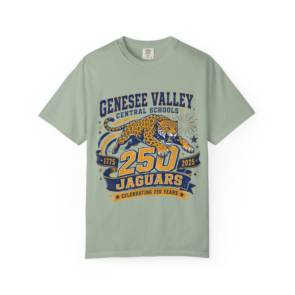 Genesee Valley Jaguars 250th Anniversary T-Shirt