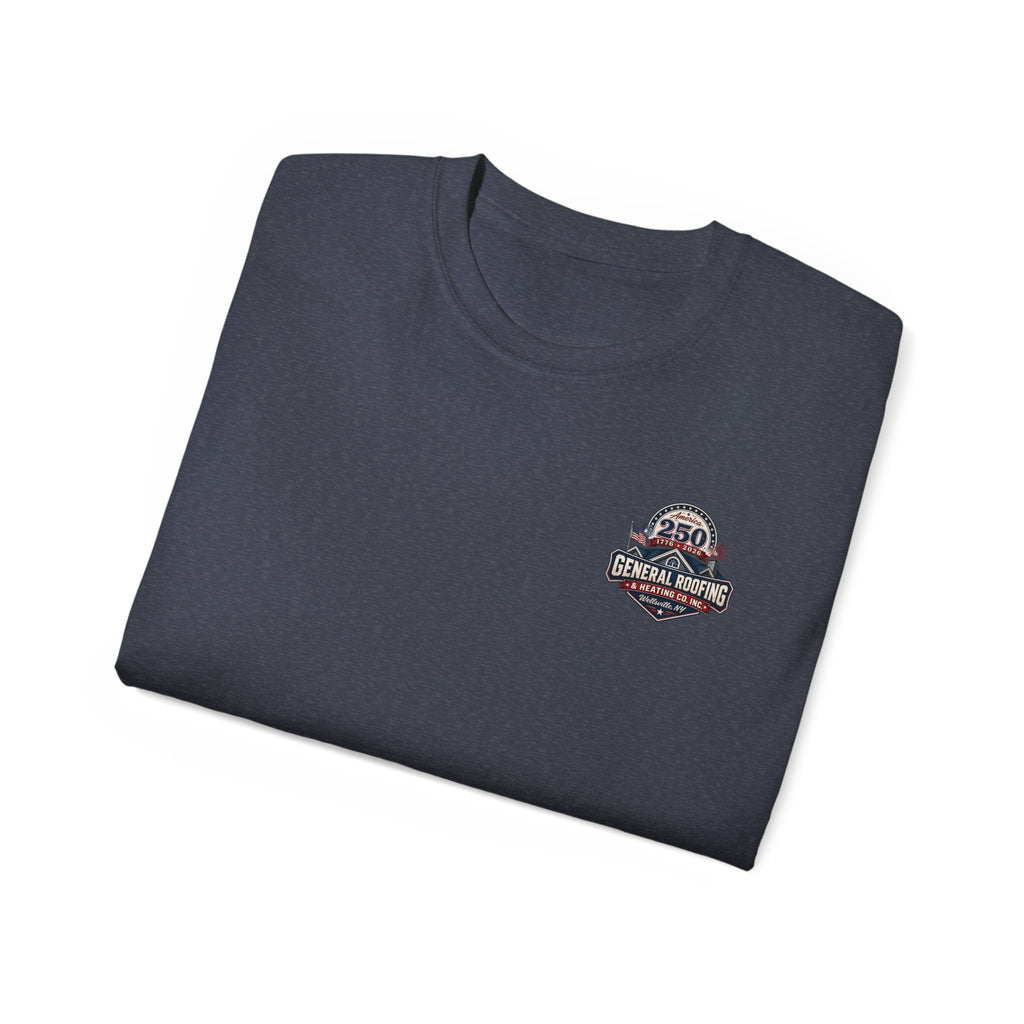 "General Roofing" Patriotic Logo T‑Shirt