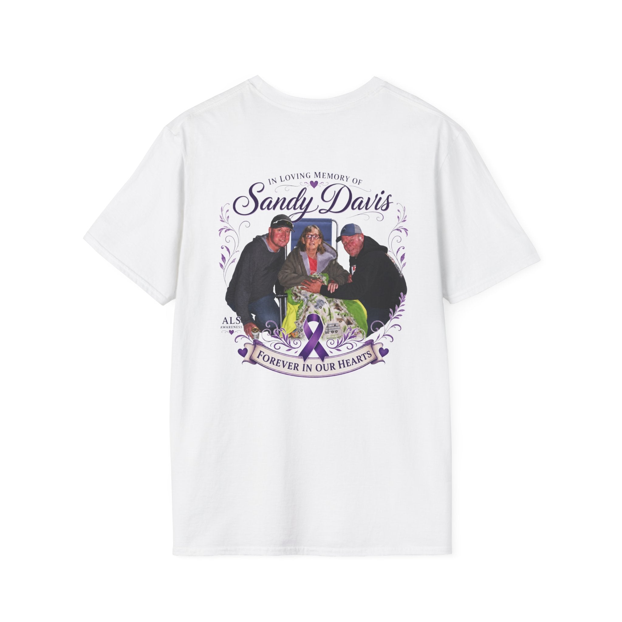 'Sandy Davis' Memorial Ribbon  Tee