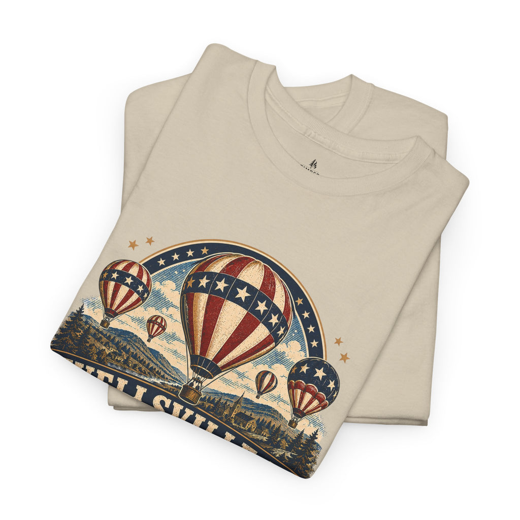 Balloon Rally T‑Shirt - Wellsville NY 2026 Hot Air Balloon Rally Vintage Festival Tee