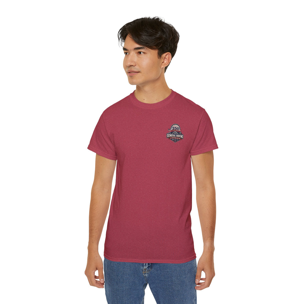 "General Roofing" Patriotic Logo T‑Shirt