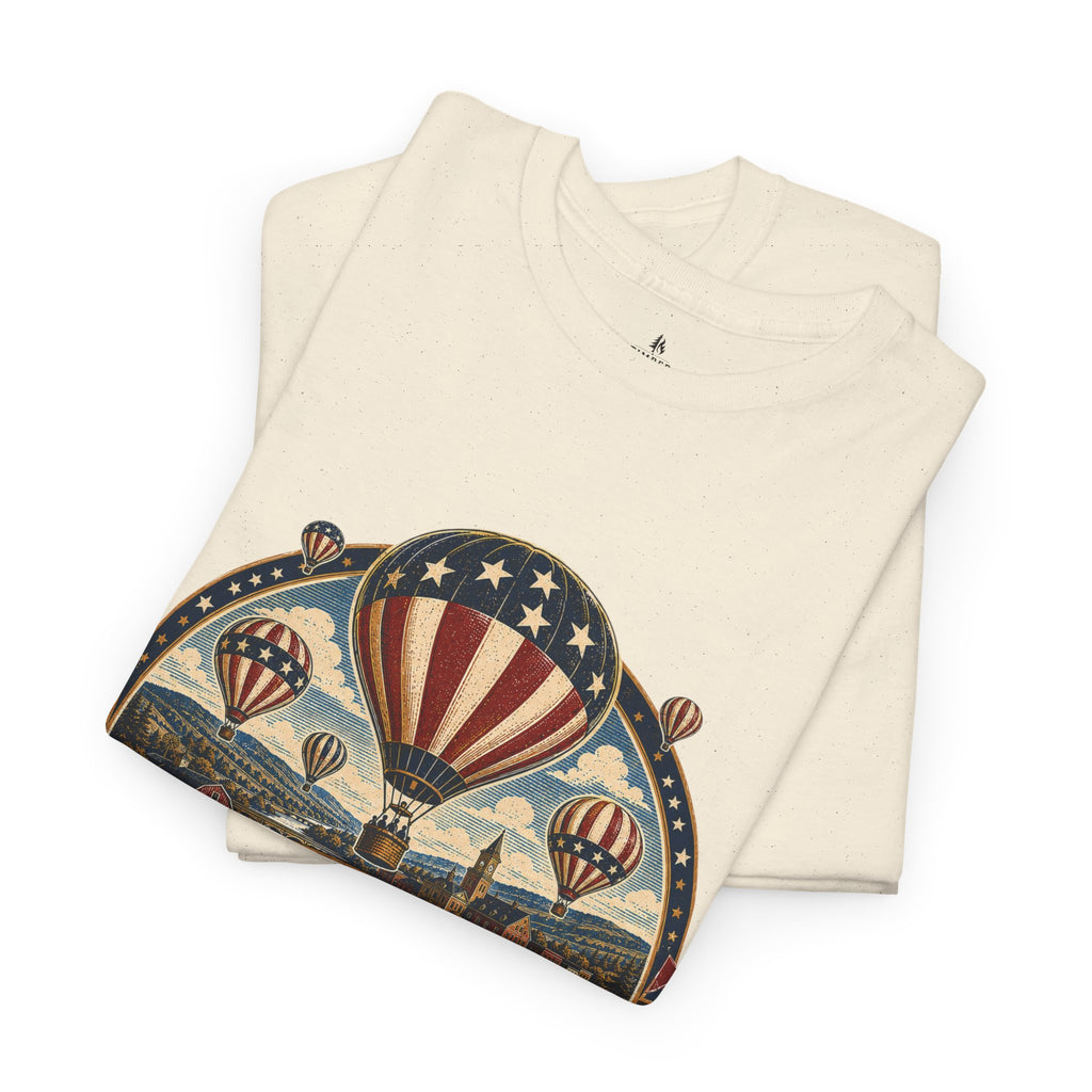 Wellsville NY Balloon Rally 2026 America 250 Vintage Festival T-Shirt