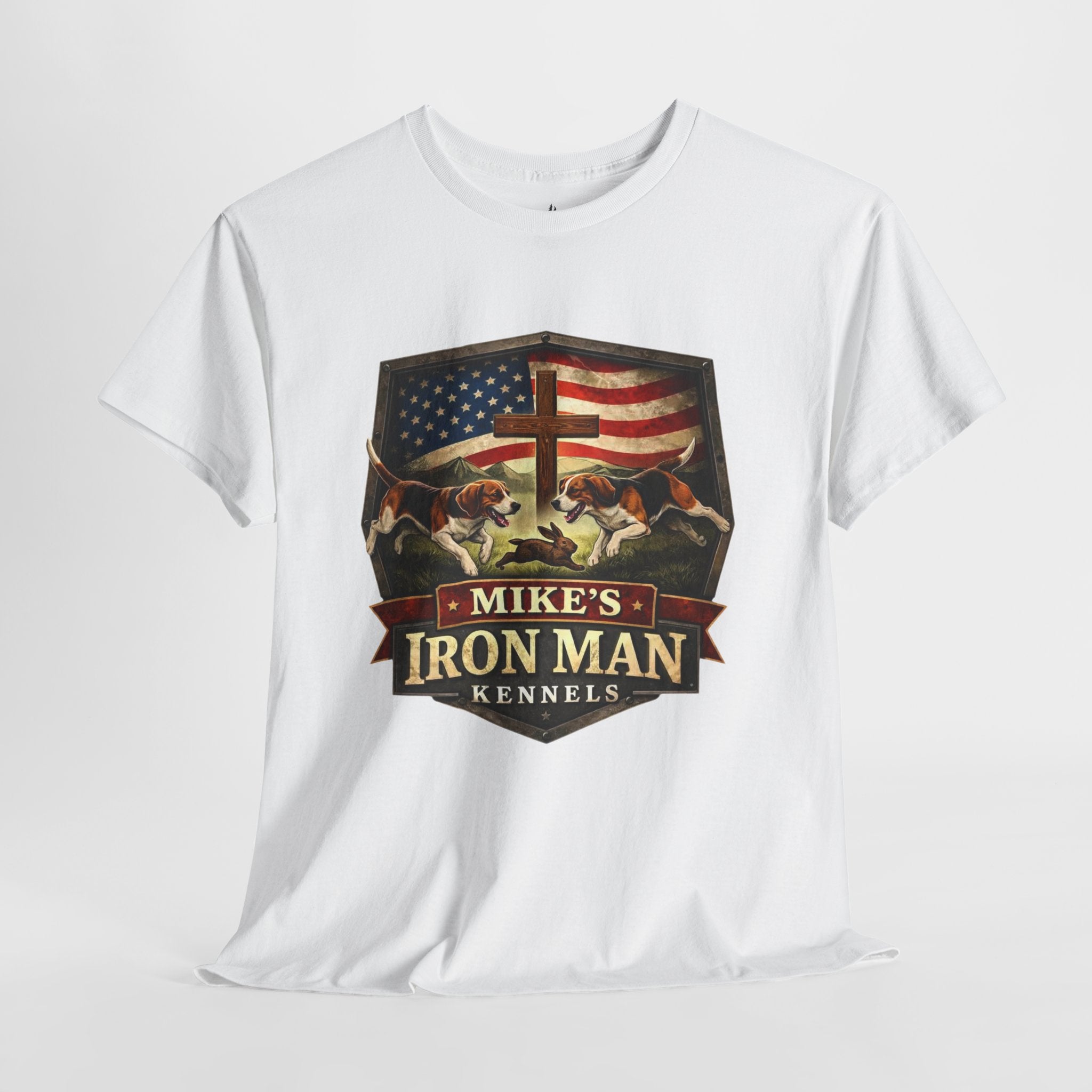 Mike’s Iron Man Kennels Patriotic Dog Lover Tee