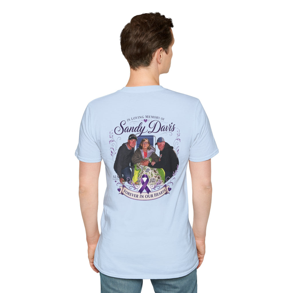 'Sandy Davis' Memorial Ribbon  Tee