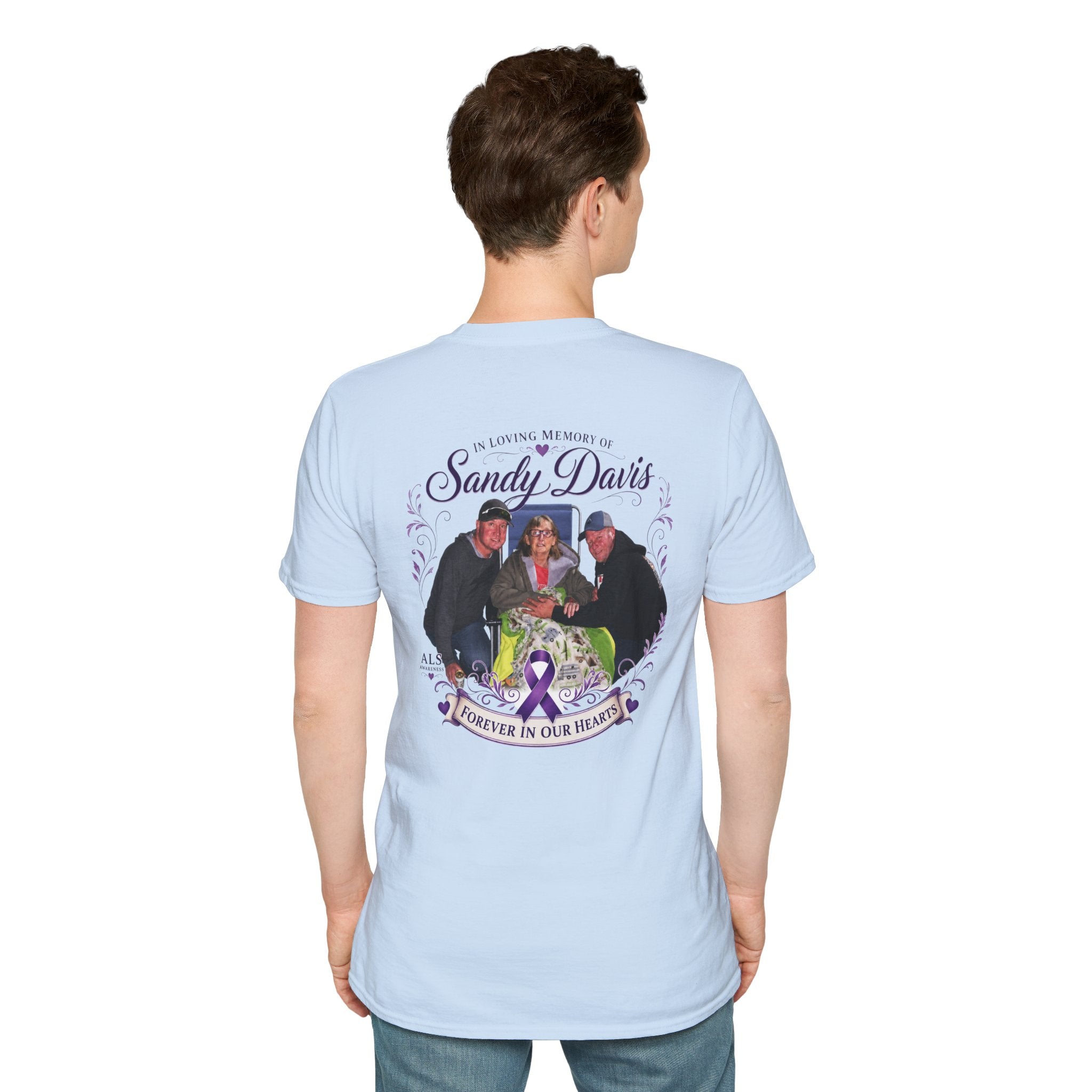 'Sandy Davis' Memorial Ribbon  Tee