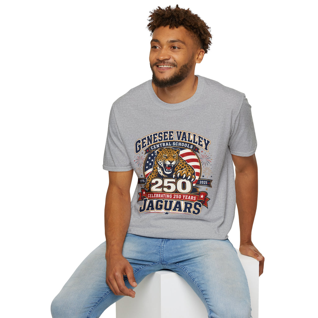 Genesee Valley Jaguars 250th Anniversary T-Shirt