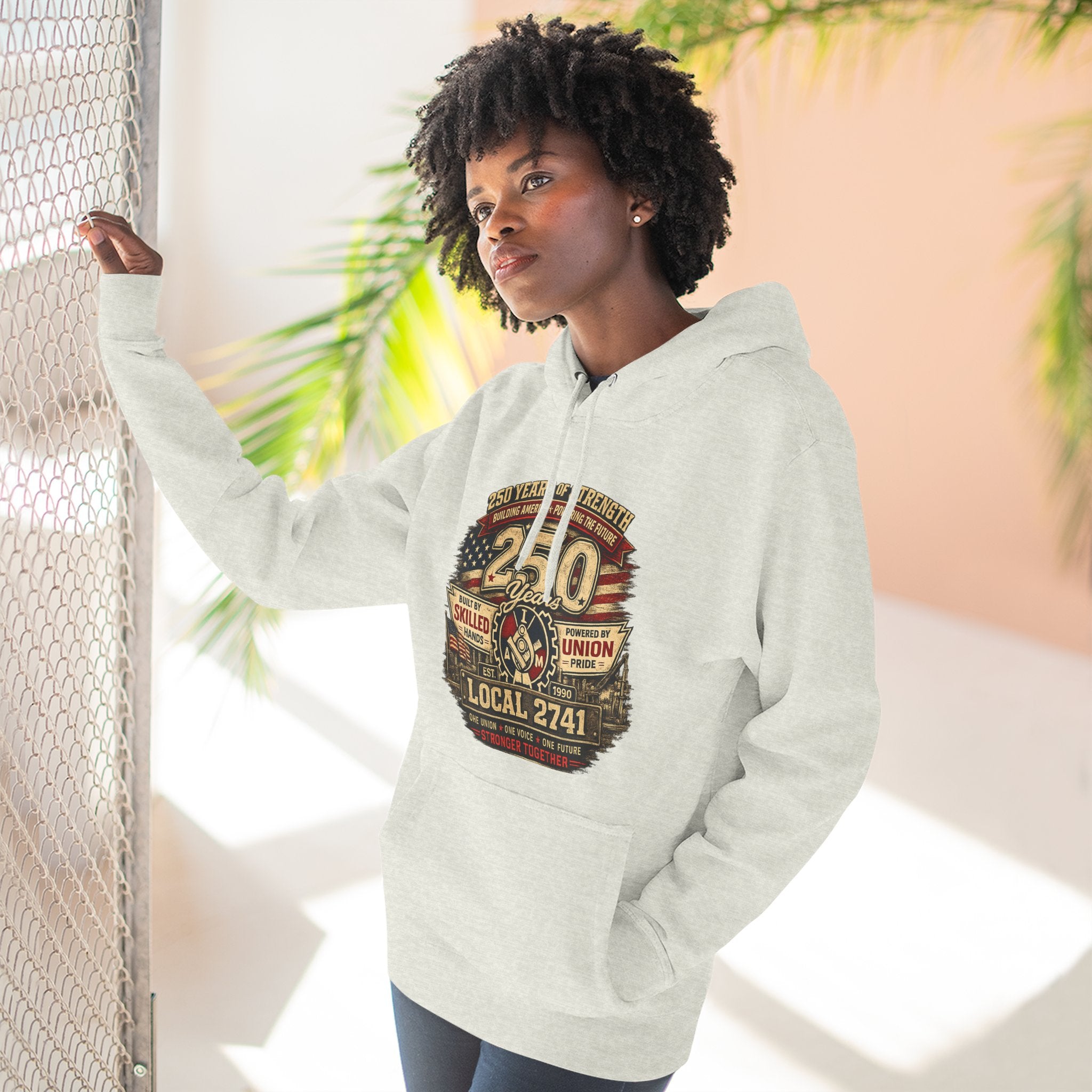 IAM Local 2741 | 250 Years Strong Commemorative Hoodie