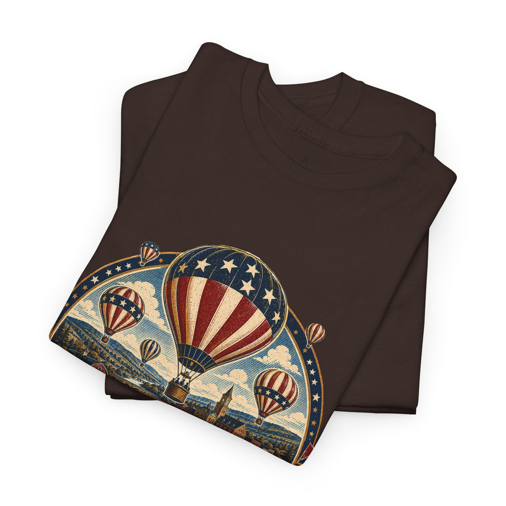 Wellsville NY Balloon Rally 2026 America 250 Vintage Festival T-Shirt