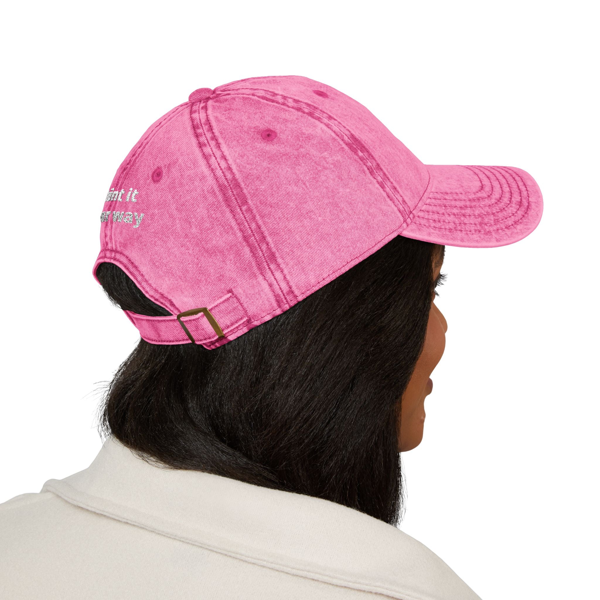 Vintage Embroidered Cap — "Old *uckers Club" Distressed Baseball Hat