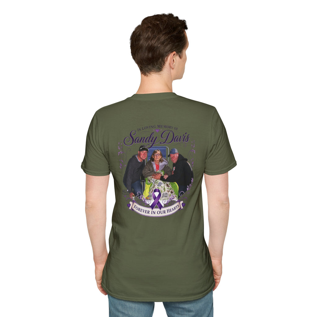 'Sandy Davis' Memorial Ribbon  Tee