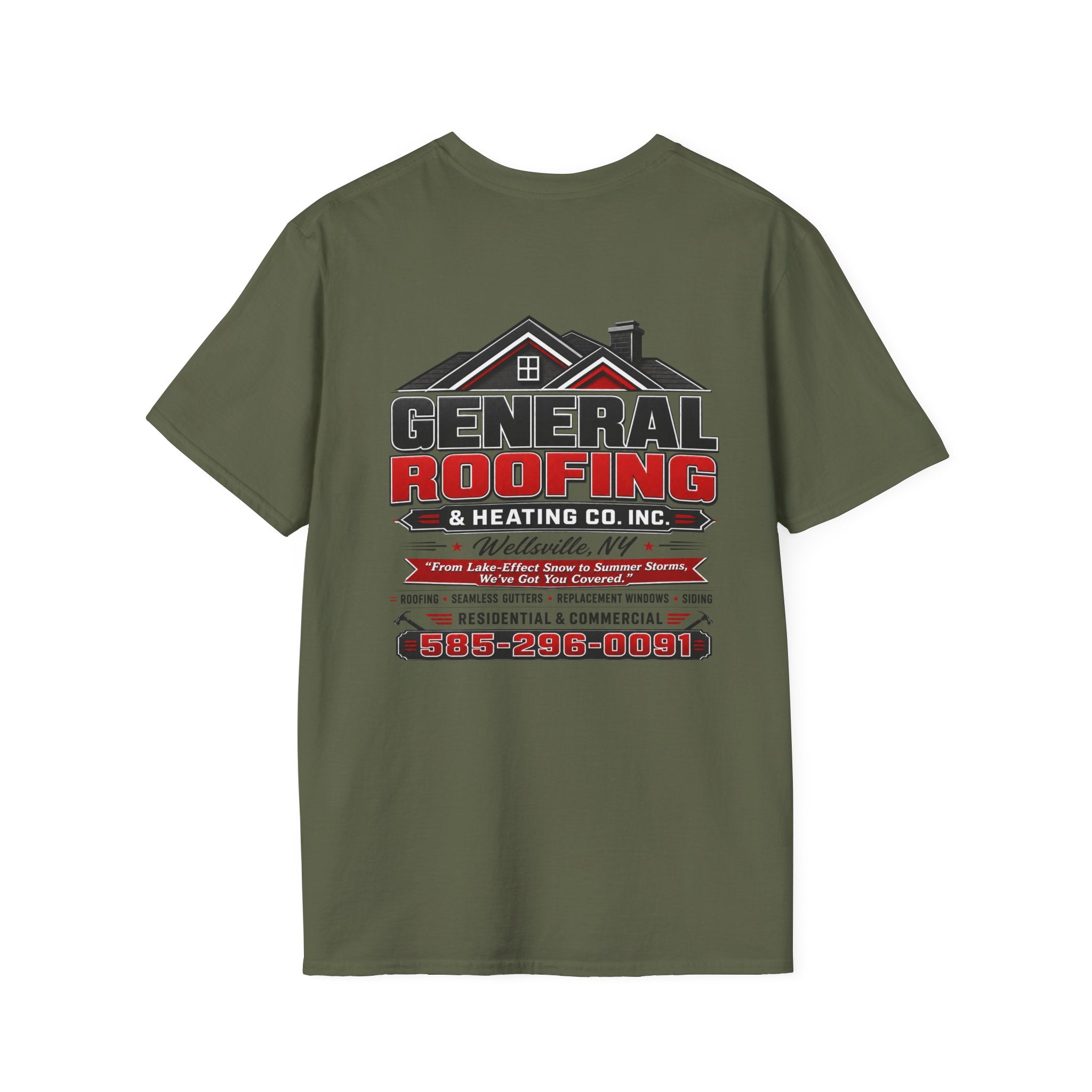 "General Roofing" Logo Tee | Construction Trades Workwear