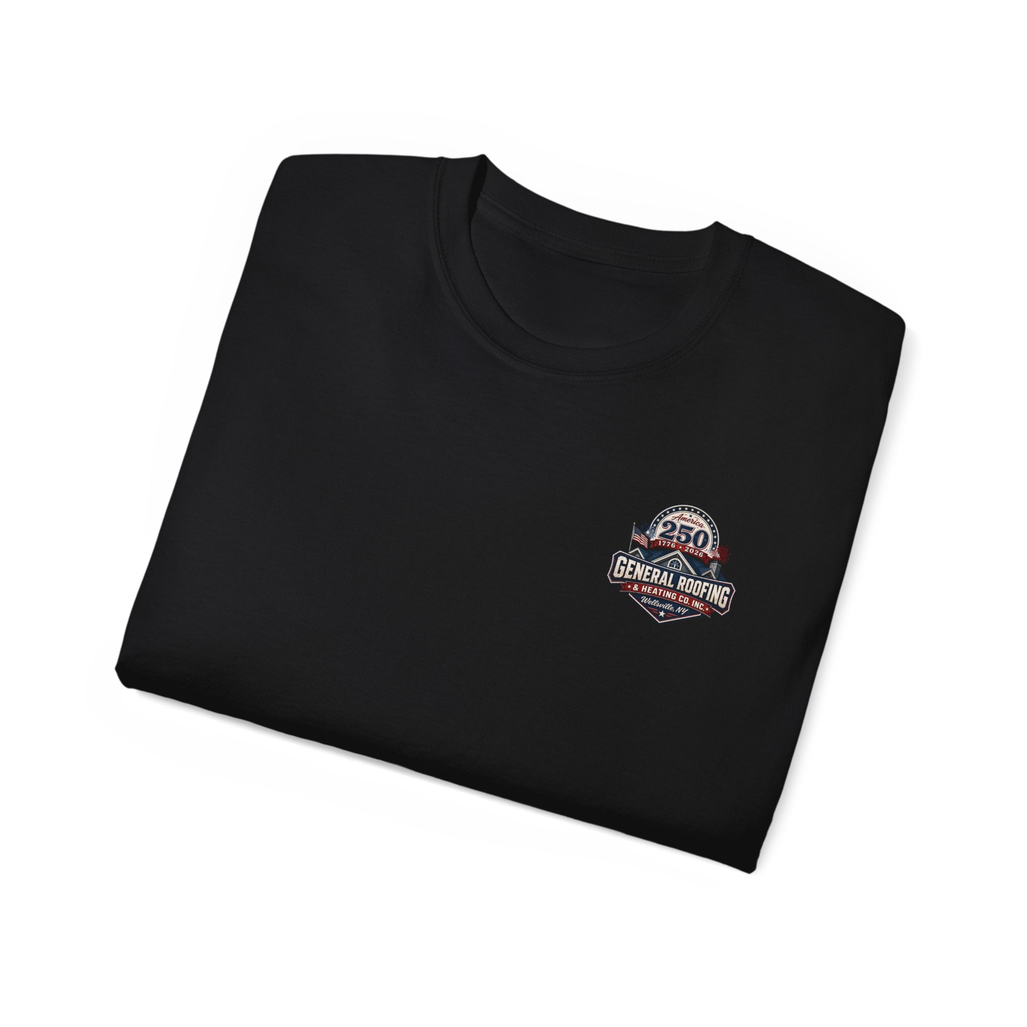 "General Roofing" Patriotic Logo T‑Shirt
