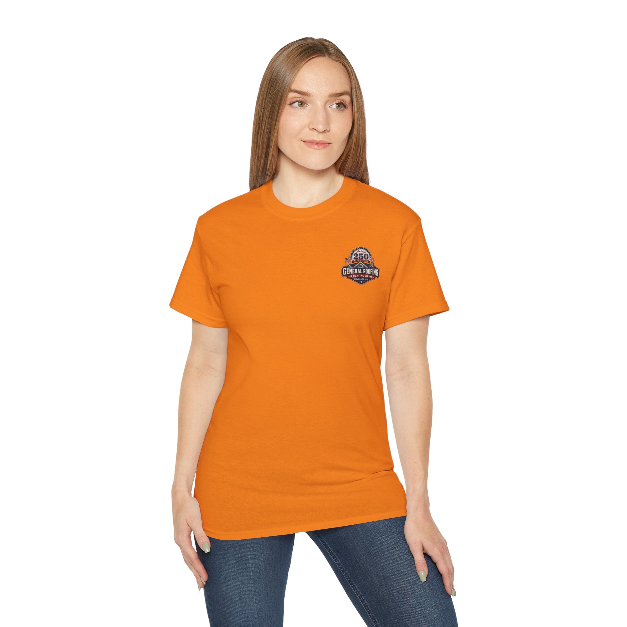 "General Roofing" Patriotic Logo T‑Shirt