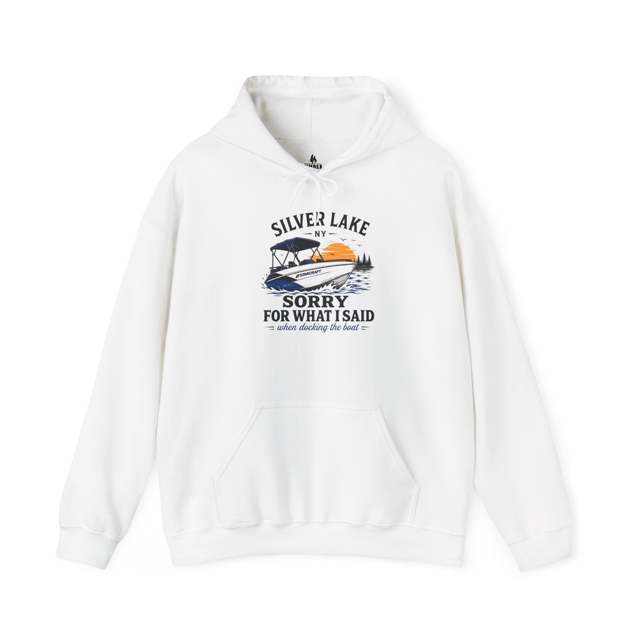 I'm Sorry Silver lake Heavy Blend™ Hooded Sweatshirt