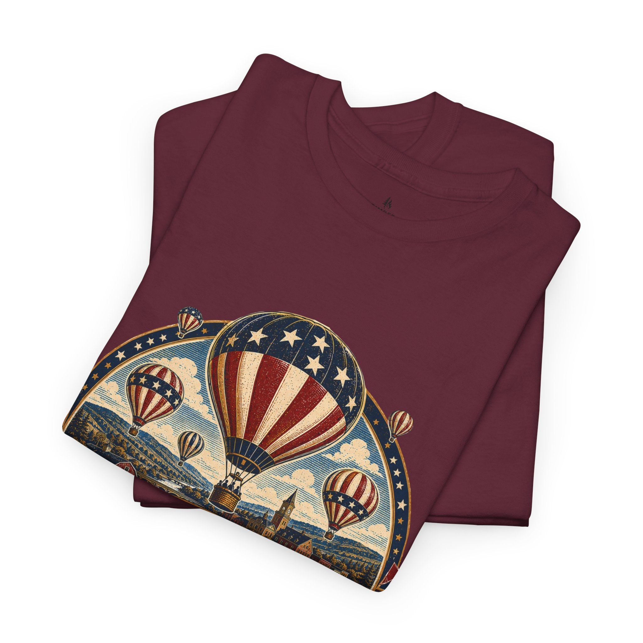 Wellsville NY Balloon Rally 2026 America 250 Vintage Festival T-Shirt