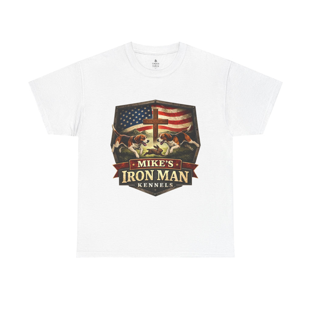 Mike’s Iron Man Kennels Patriotic Dog Lover Tee