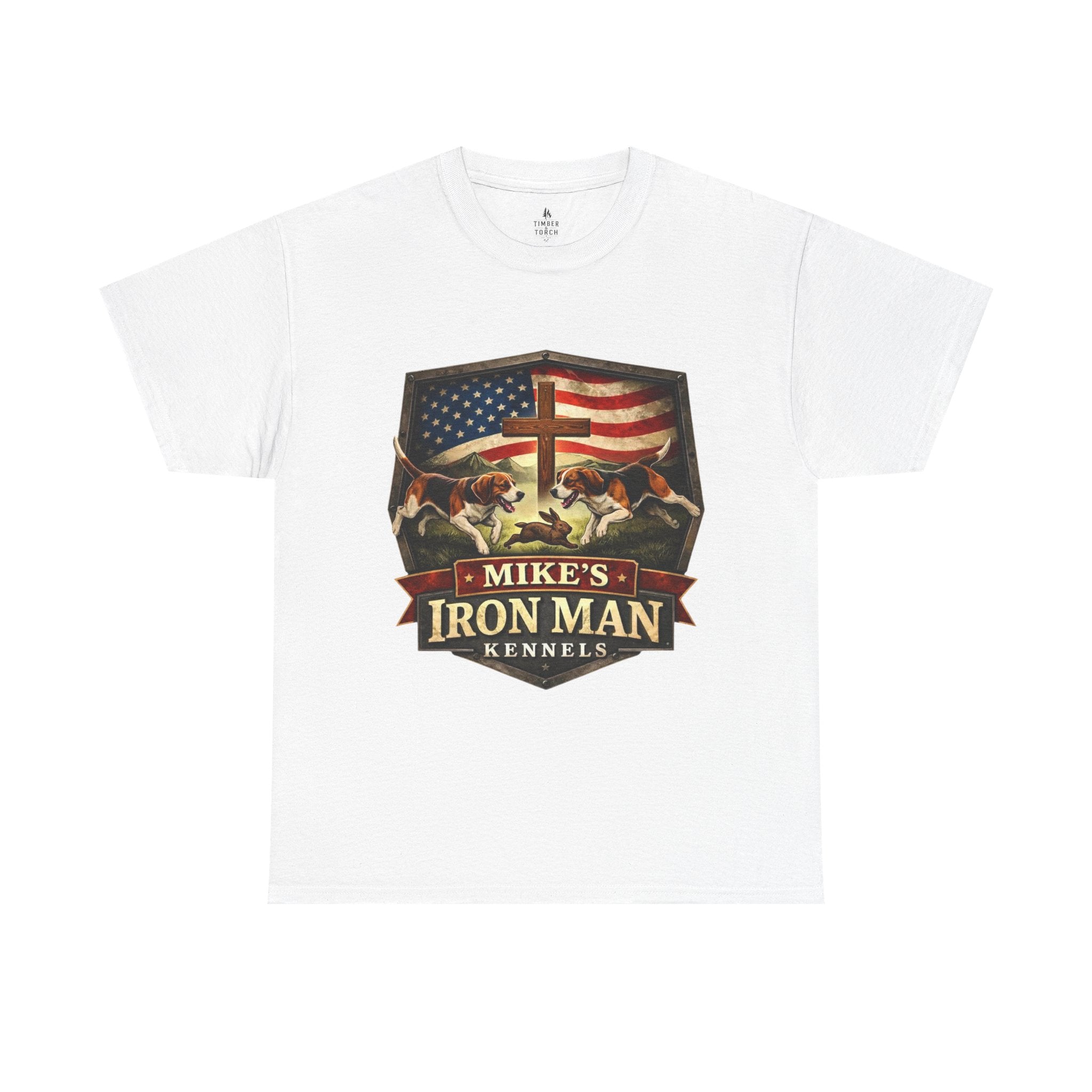 Mike’s Iron Man Kennels Patriotic Dog Lover Tee
