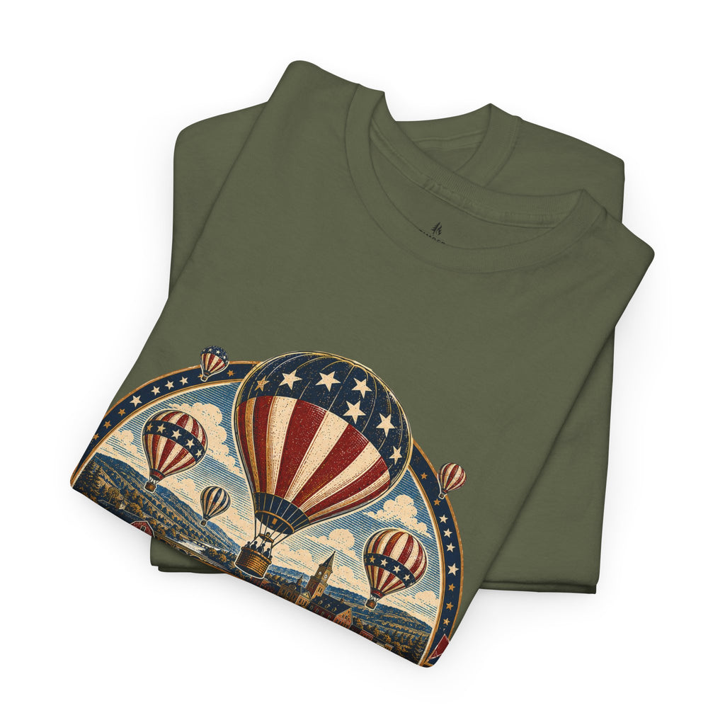 Wellsville NY Balloon Rally 2026 America 250 Vintage Festival T-Shirt