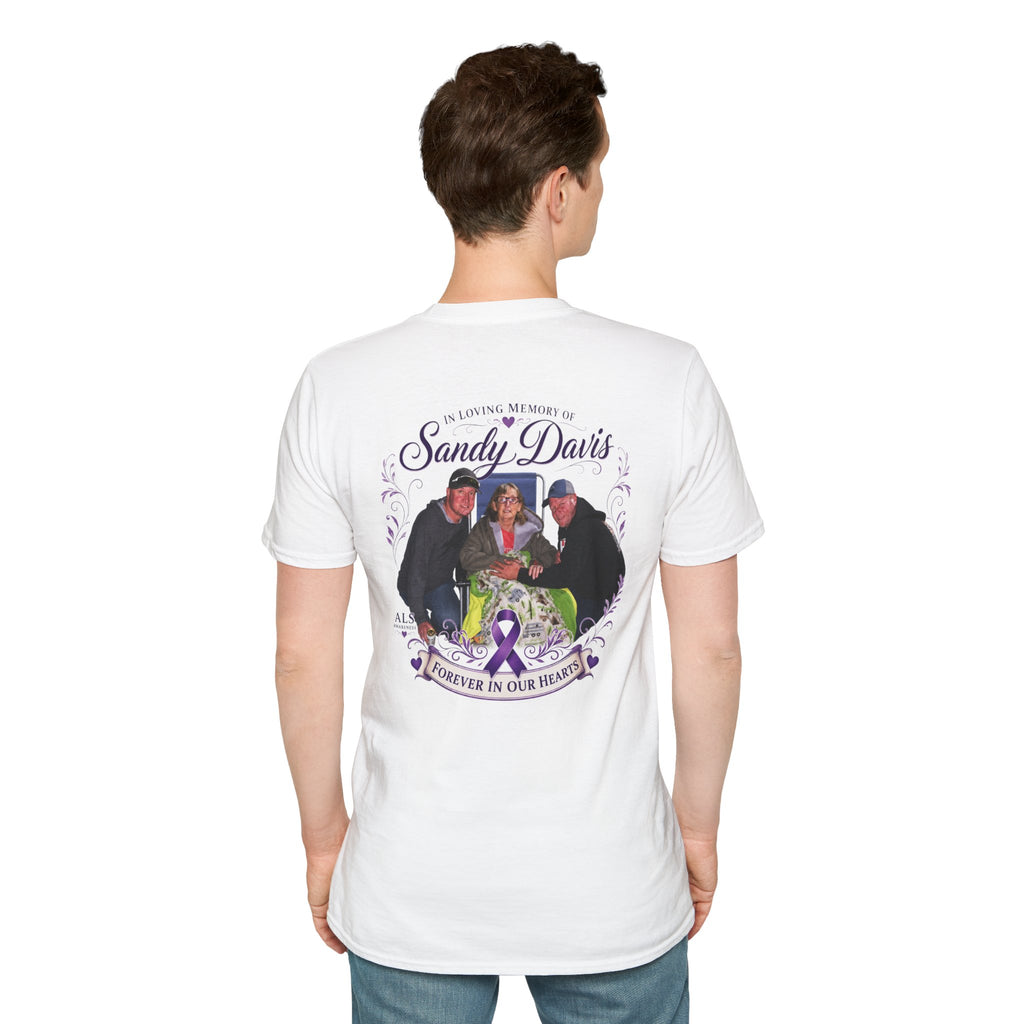 'Sandy Davis' Memorial Ribbon  Tee
