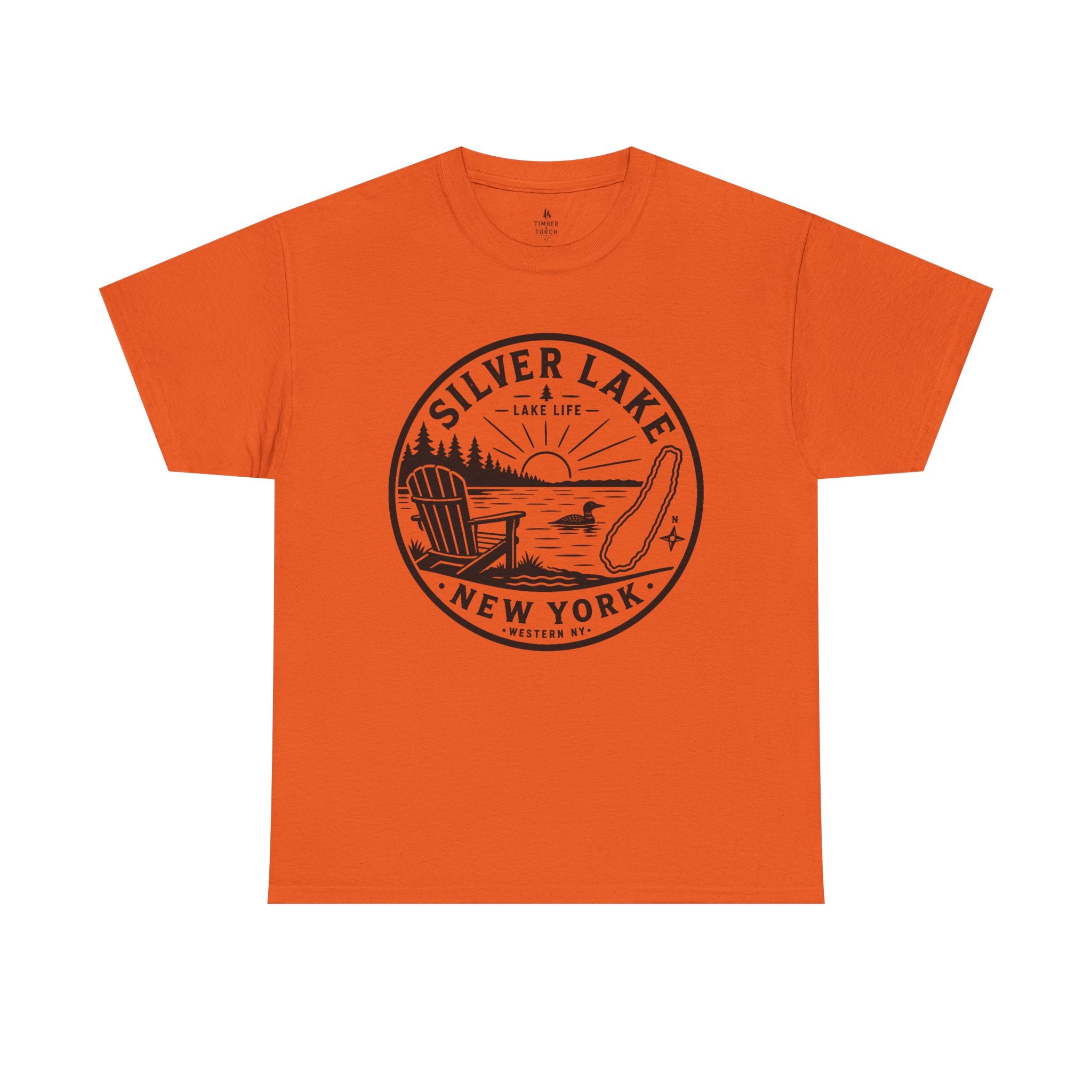 Silver Lake New York Lake Life T-Shirt