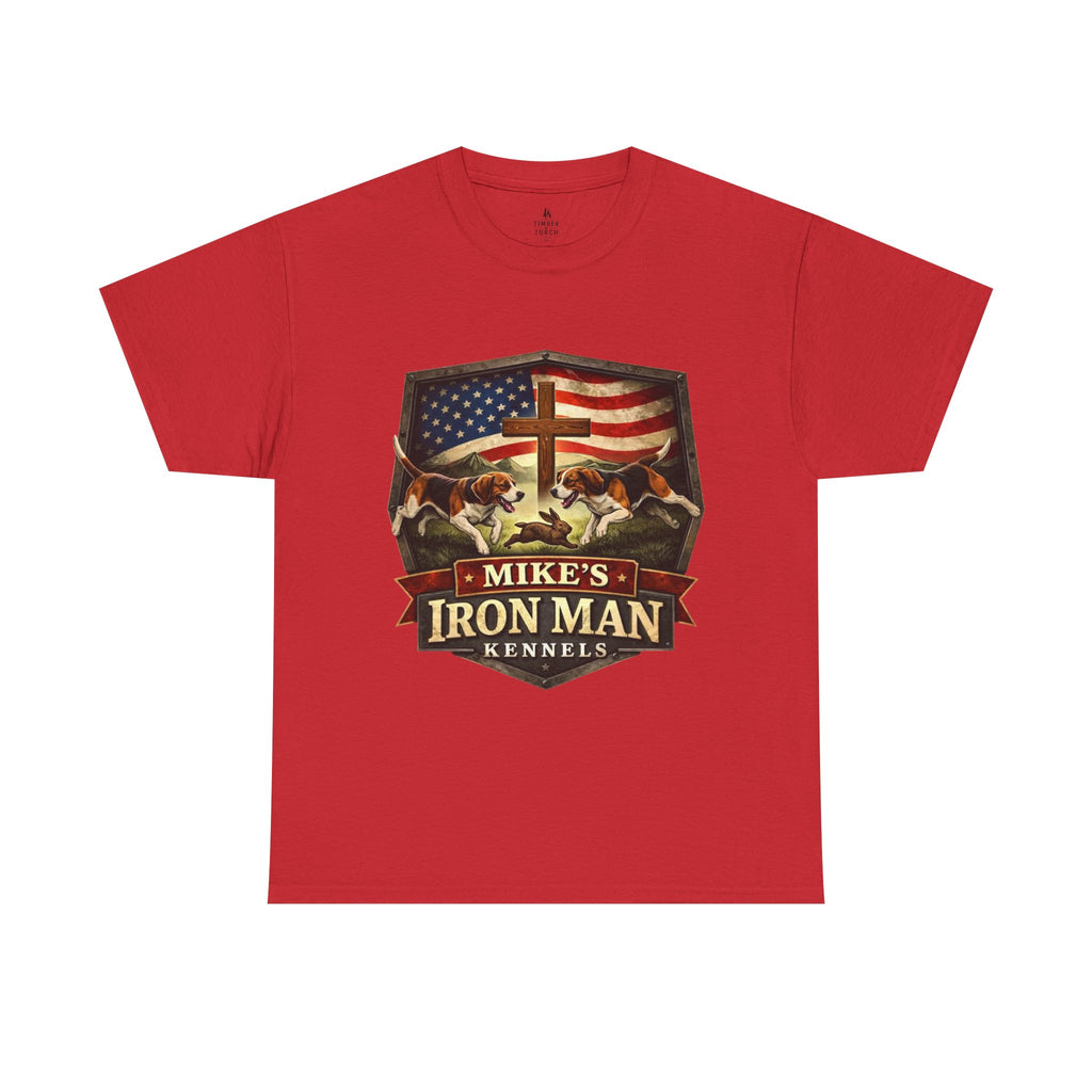 Mike’s Iron Man Kennels Patriotic Dog Lover Tee