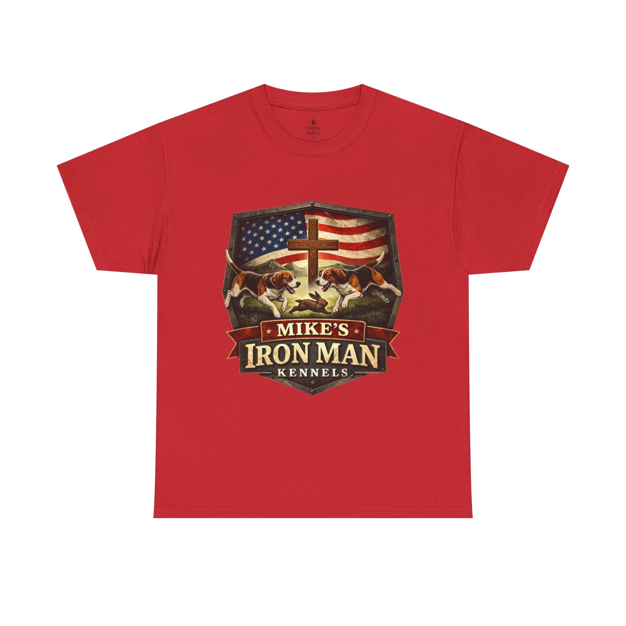 Mike’s Iron Man Kennels Patriotic Dog Lover Tee