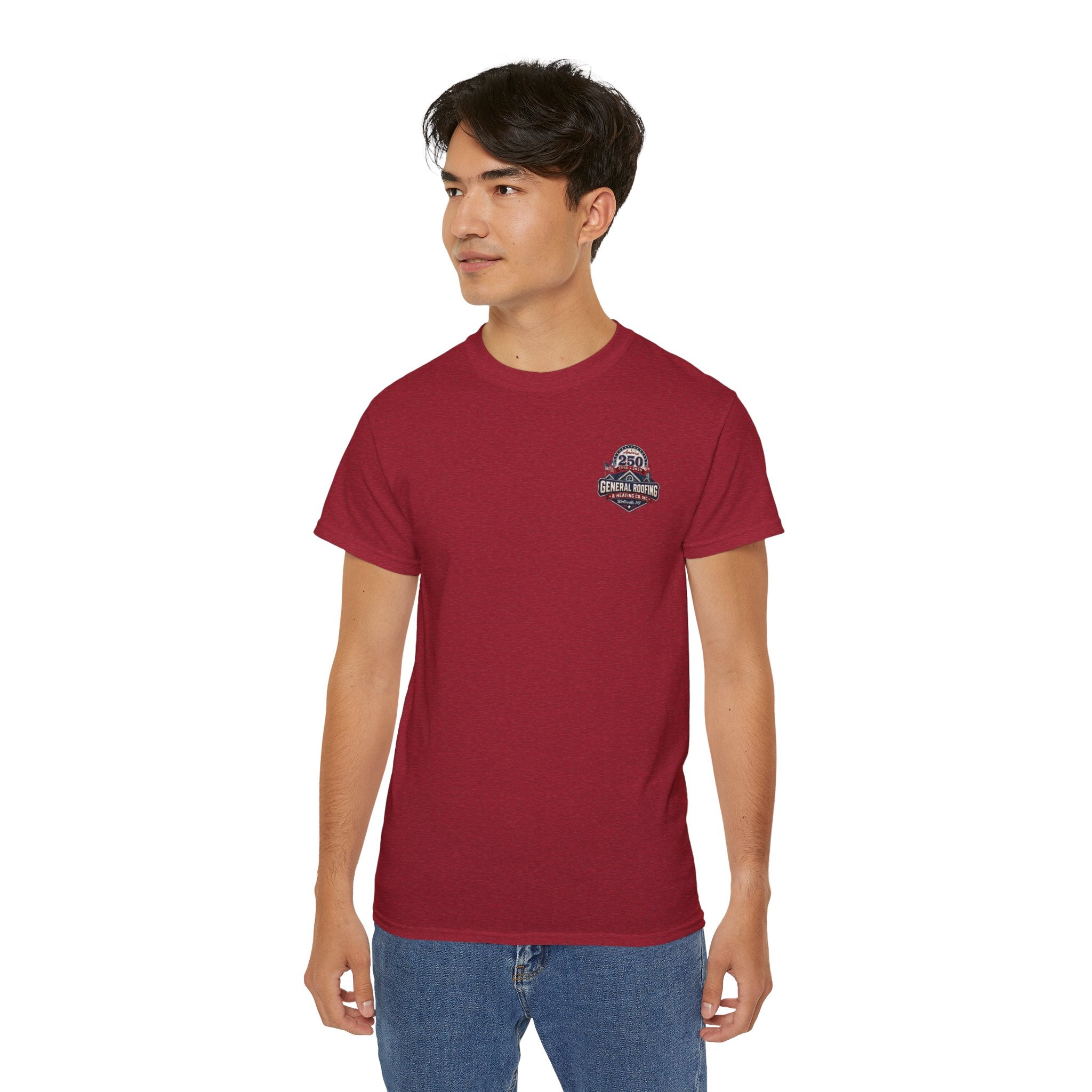 "General Roofing" Patriotic Logo T‑Shirt