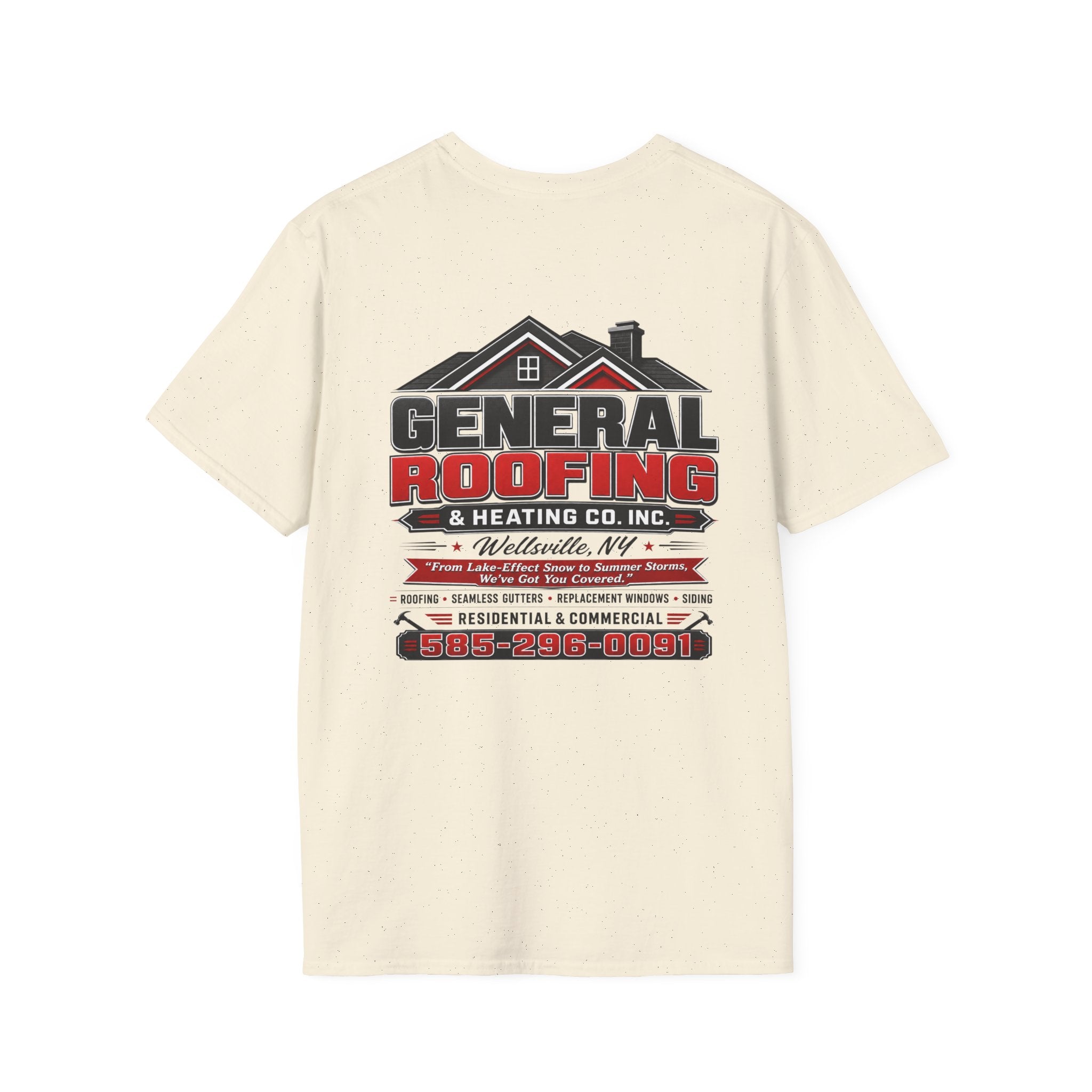 "General Roofing" Logo Tee | Construction Trades Workwear