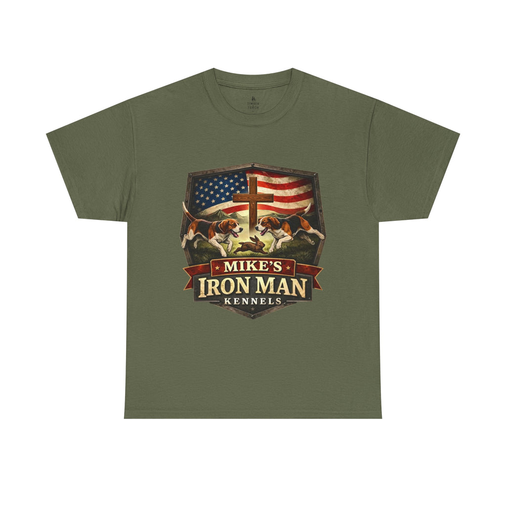 Mike’s Iron Man Kennels Patriotic Dog Lover Tee