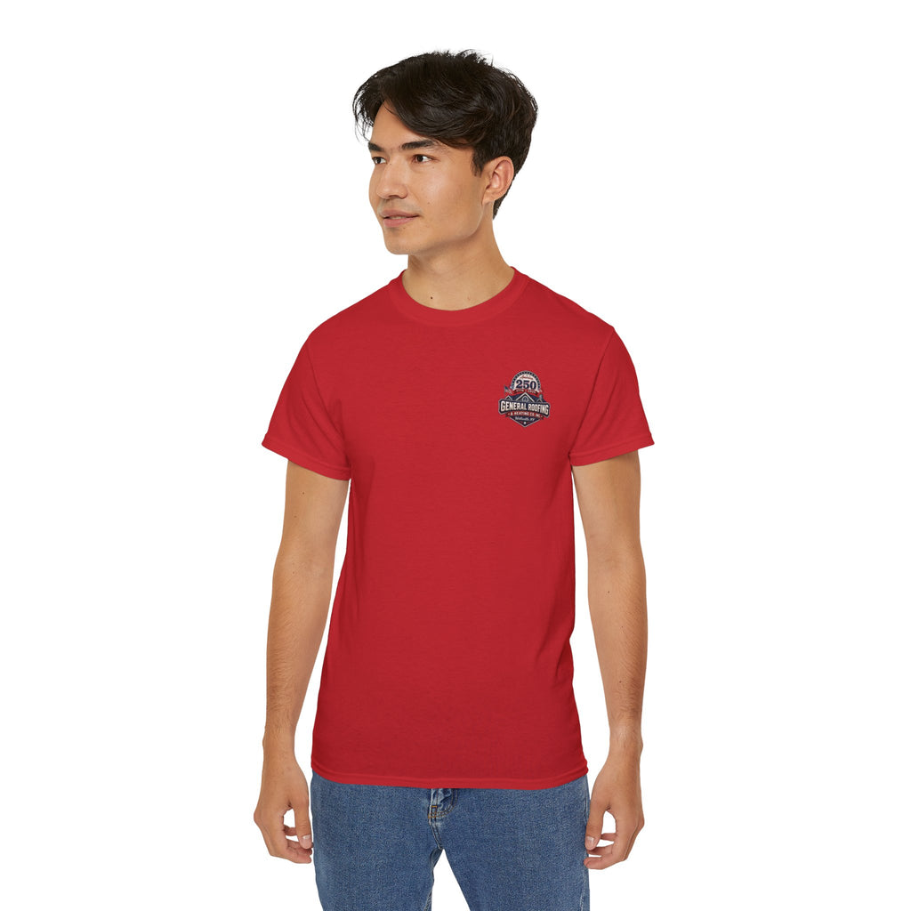 "General Roofing" Patriotic Logo T‑Shirt