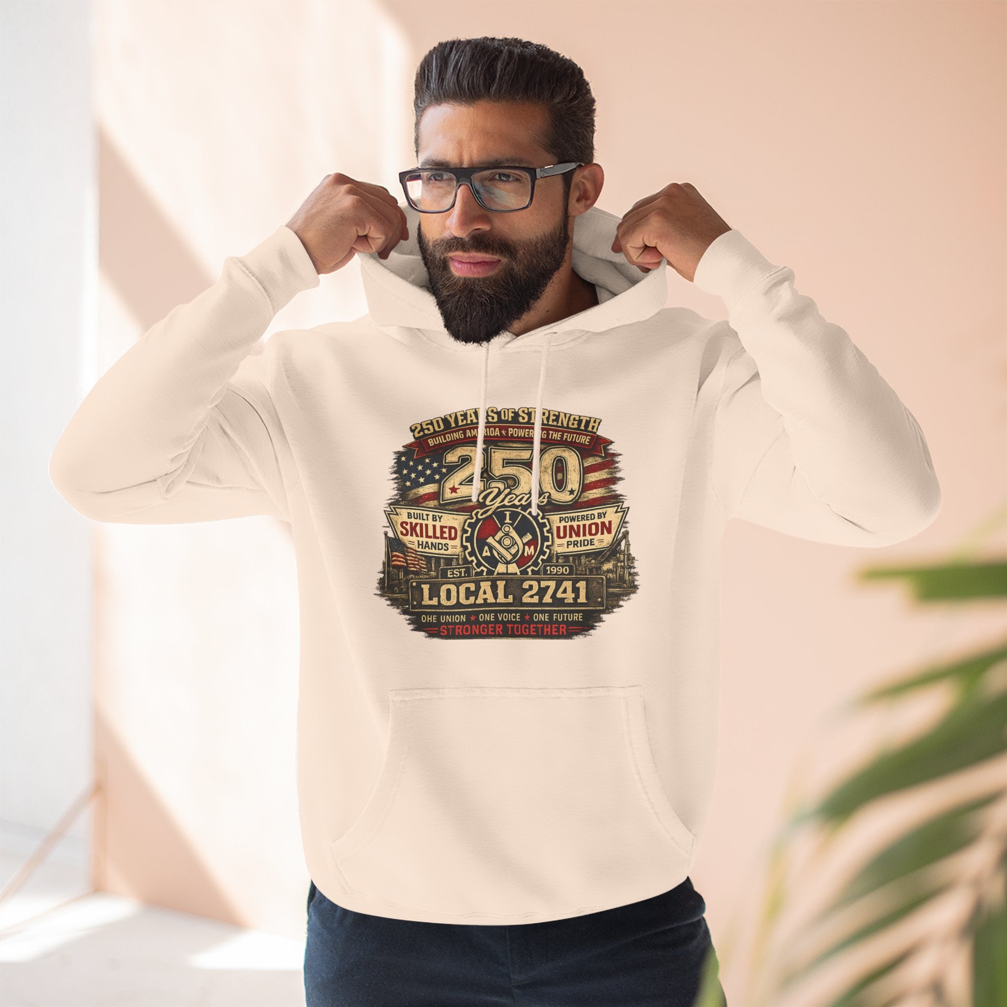 IAM Local 2741 | 250 Years Strong Commemorative Hoodie
